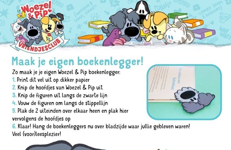 Boekenlegger knutselen