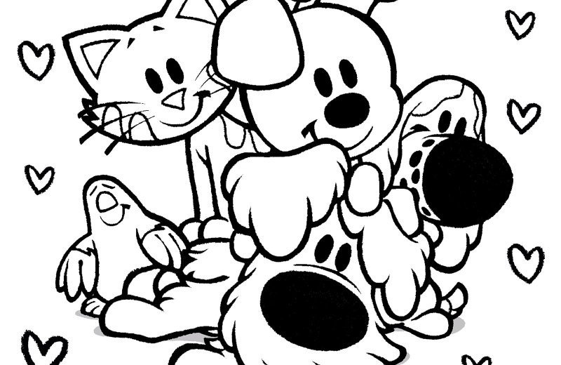 Kleurplaat: Dag van de vriendschap