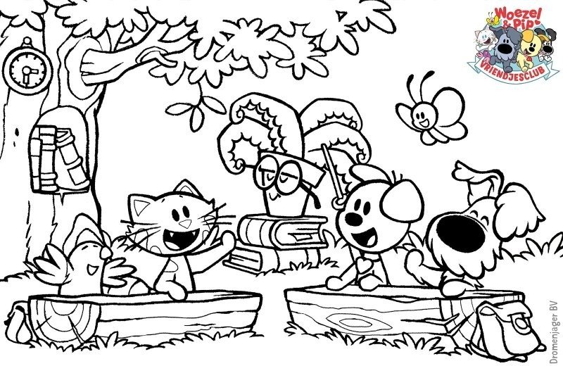 Kleurplaat einde schooljaar