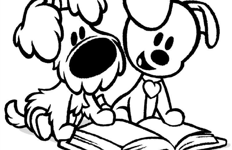 Kleurplaat voorleesdagen