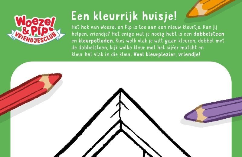 Kleurrijk huisje