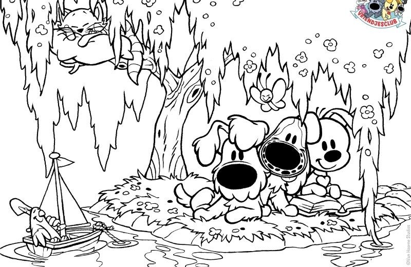 Kleurplaat lievelingsplekjes