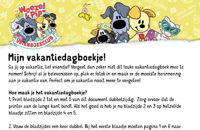 Vakantiedagboek