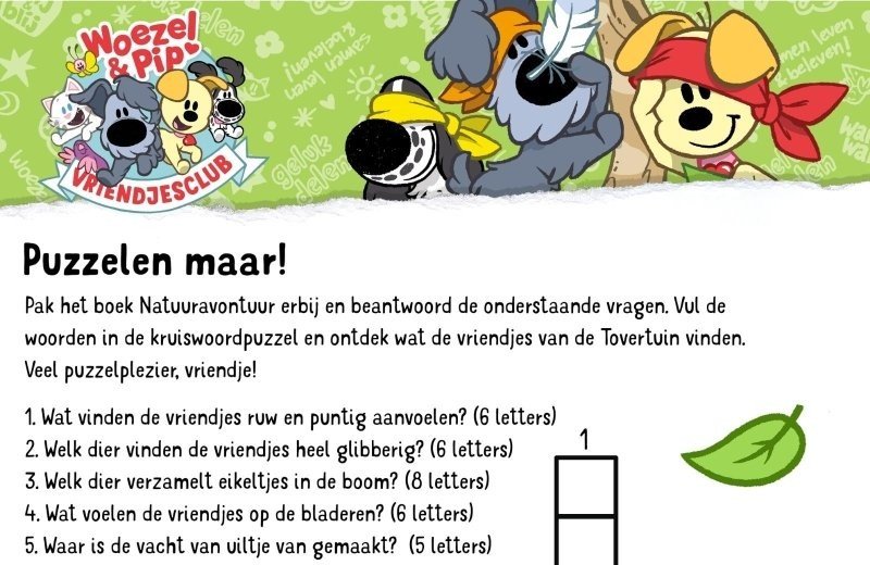 Natuuravontuur puzzel