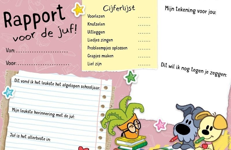 Rapport voor de juf