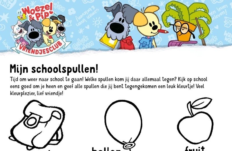 Schoolspullen spelletje