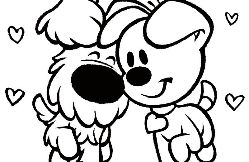 Valentijn kleurplaat