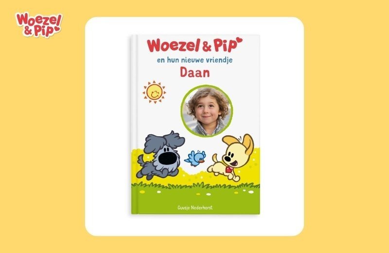 Woezel & Pip en hun nieuwe vriendje